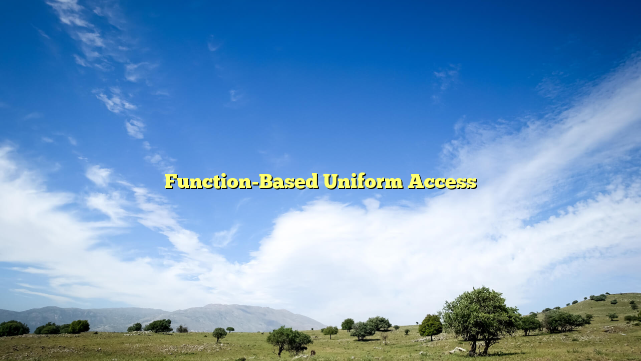 Function-Based Uniform Access